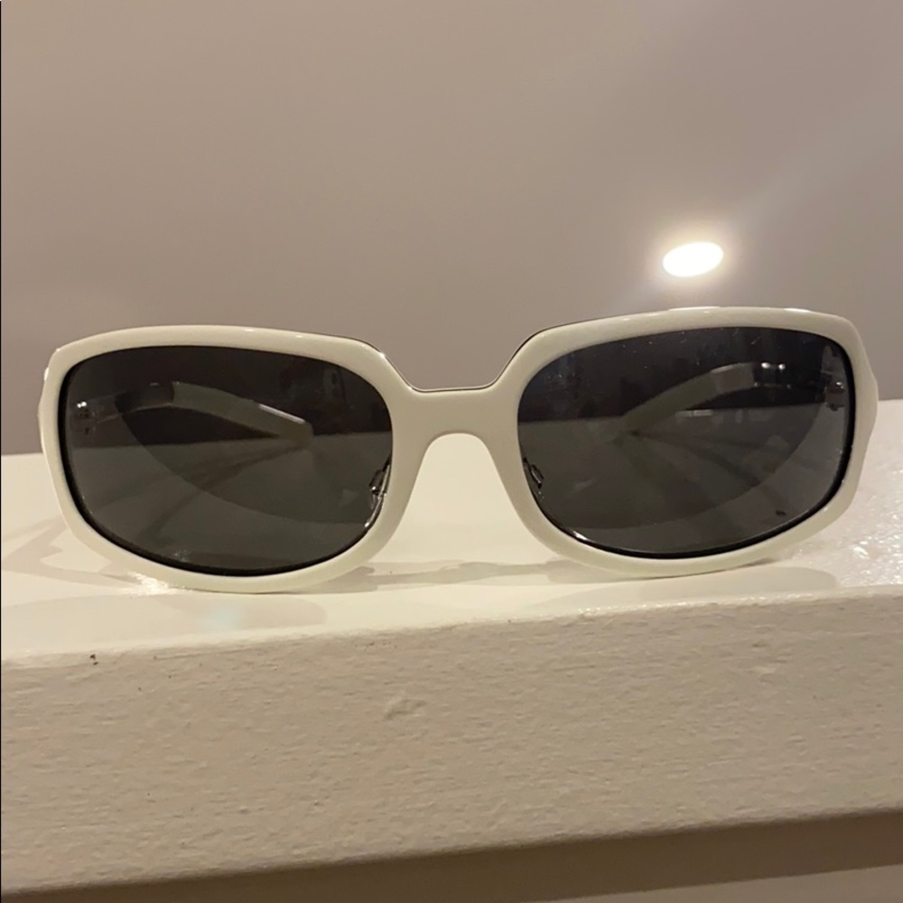 White Lacoste Sunglasses